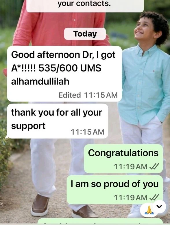 Student exam result 2